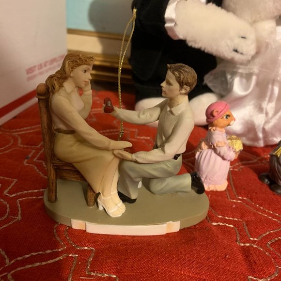 🎉 Free! Bundle Wedding bears Give flowers bears proposal man and women - Picture 5 of 12